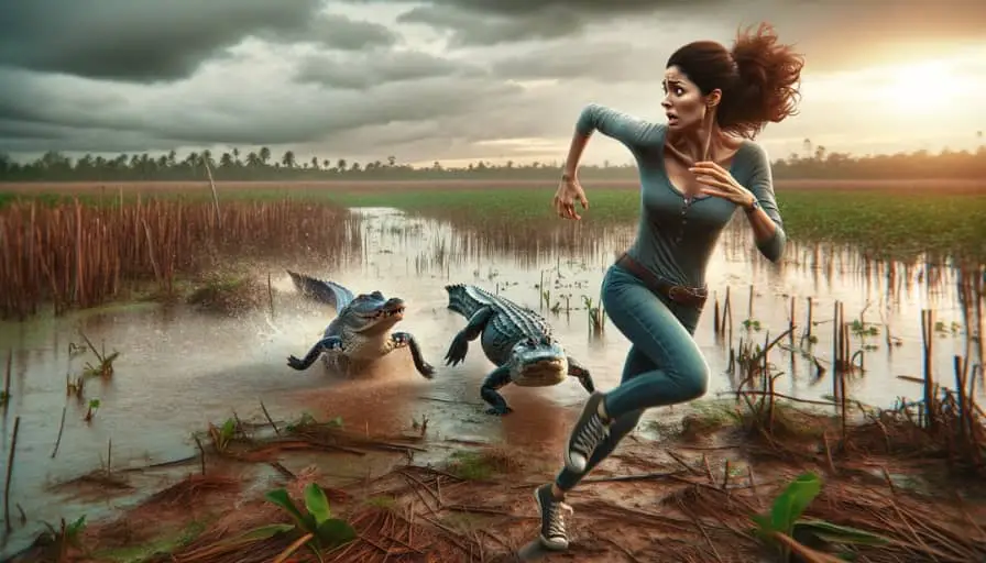 Alligators chasing dream