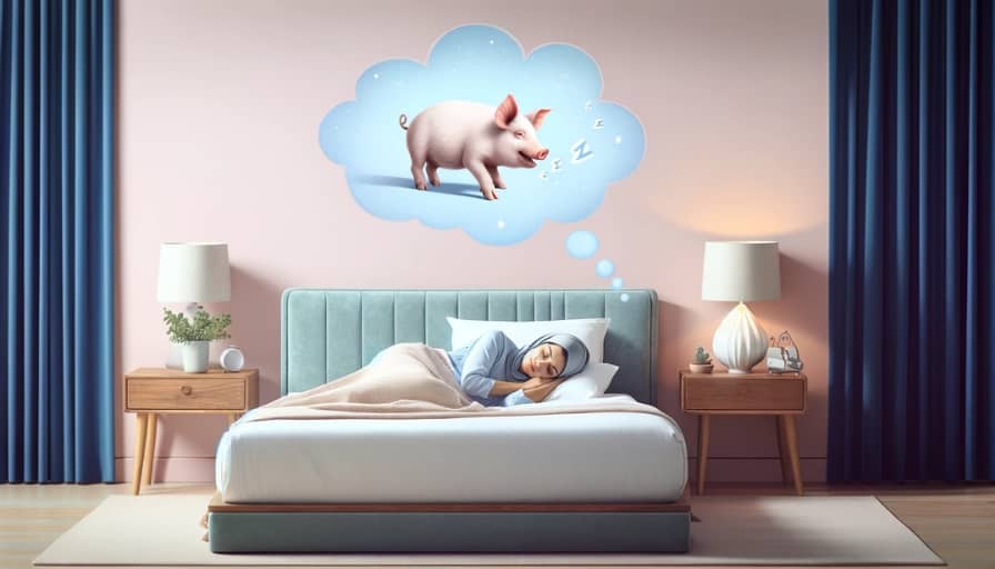 dream about pigs bite